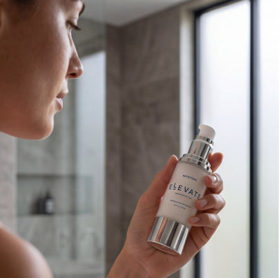 Daily use of peptide cream as part of a consistent skincare ritual