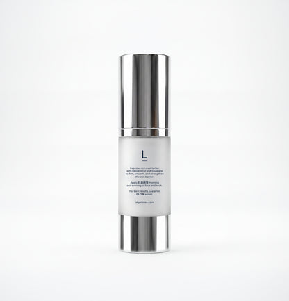 ELEVATE Peptide Renewal Cream with Resveratrol and Squalane Bottle Back