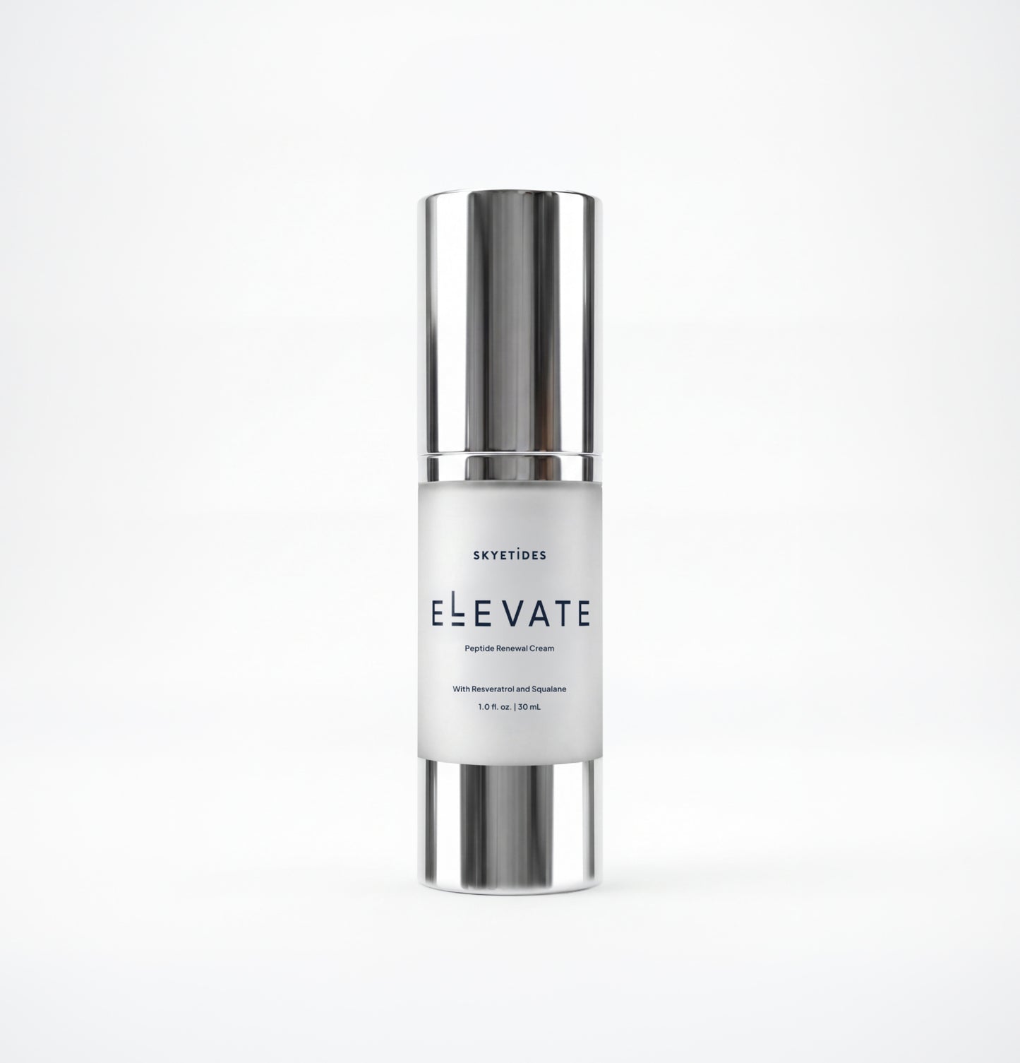 ELEVATE Peptide Renewal Cream with Resveratrol and Squalane Bottle