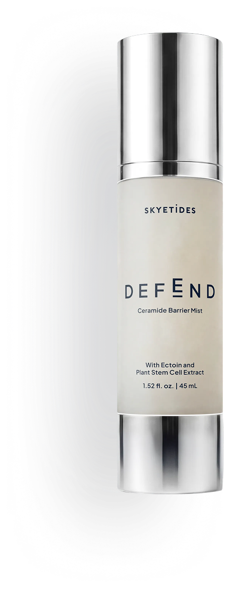 Defend ceramide barrier mist by Skyetides in spray bottle without background