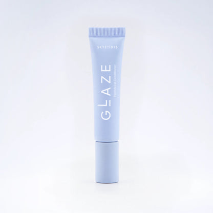 GLAZE peptide lip conditioner by Skyetides in soft tube packaging